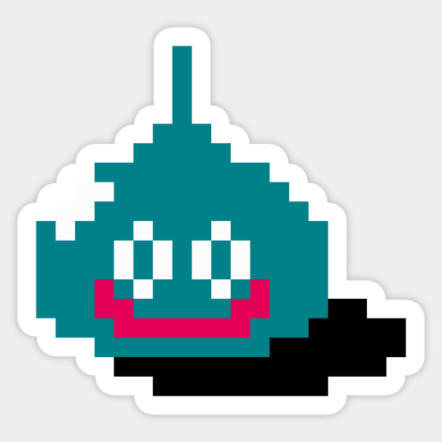 DQ Slime Sprite Sticker by SpriteGuy95